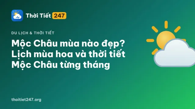Mộc Châu mùa nào đẹp? Lịch mùa hoa và thời tiết Mộc Châu từng tháng